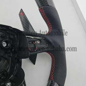 Volante de Cuero Perforado para Audi A3 A4 A5 A6L A8 Q3 Q5 Q7 Q8 TT B9, Venta al Por Mayor - Product Image 6