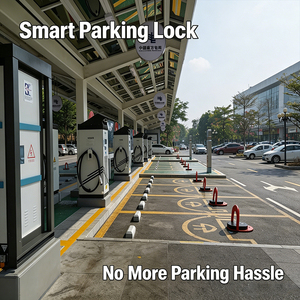 Bolardo Electrónico Automático para Estacionamiento, Dispositivo de Bloqueo Duradero para Control de Estacionamiento en Campus y Áreas Residenciales - Product Image 1