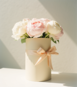 Cilindro de Papel Kraft Redondo para Flores con Estampado para Bodas y San Valentín - Ecológico - Product Image 6
