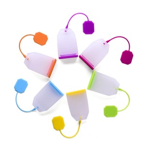 Infuseur à thé en silicone coloré de style sac à main pour thé en vrac - Product Image 2