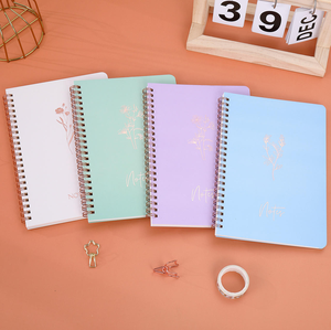Carnet à spirale imprimé couleur <span class=keywords><strong>macaron</strong></span>, très populaire, avec feuilles mobiles, planificateur étudiant, lignage horizontal - Product Image 4
