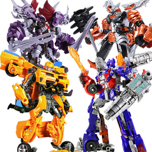 Modèle de dinosaure <span class=keywords><strong>robot</strong></span> en métal de 7e génération, transformable en voiture, pour garçons, édition transfrontalière - Product Image 1
