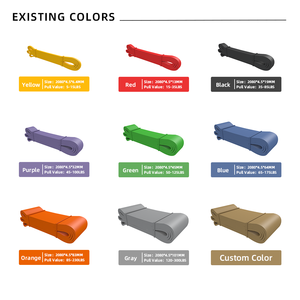 GEDENG, venta al por mayor, 2080, bandas de resistencia de látex de entrenamiento para estiramiento, banda de goma deportiva para Fitness, conjunto de bandas de asistencia Super pull up - Product Image 6