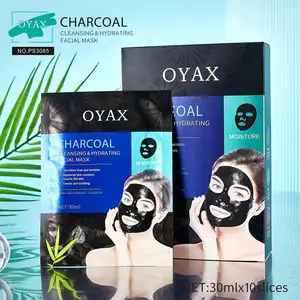 Aktif kömür temizleme siyah maske nemlendirici yüz maskesi soğuk Compress s, nemlendirici, kararan, küçülen gözenekler, sıkılaştırıcı