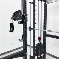 Appareil de musculation multifonctionnel professionnel pour salle de sport, double station de musculation avec Smith Machine
