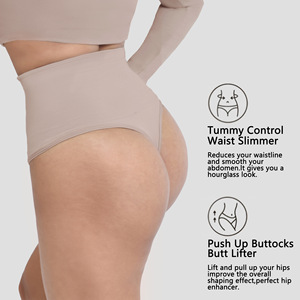 High Waist Thong Shaper Girdle T-Back Sexy Control Panties Tummy Tuck <strong>Seamless</strong> <strong>Underwear</strong> <strong>Women</strong> Butt Lifter Body Shapewear - Product Image 4