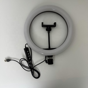 Anneau lumineux LED dimmable pour trépied, photographie, diffusion <span class=keywords><strong>en</strong></span> direct sur smartphone, diamètre 10 pouces, RVB, température <span class=keywords><strong>de</strong></span> couleur réglable - Product Image 3