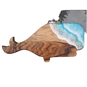 Tabla de quesos con diseño único de Ocean Beach para cocina, hogar y restaurantes, precio al por mayor de fábrica usada, plato de quesos para Cocina - Product Image 1