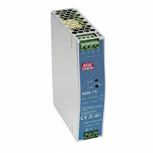 หมายถึงดี Ndr-75แหล่งจ่ายไฟรางดิน24V 3.2A 75W เอาต์พุตอุตสาหกรรม - Product Image 2
