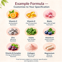 Capsules de Multivitamines Complètes de Haute Qualité, Antioxydantes, pour la Beauté, Marque Privée OEM, Vente Chaude, Supplément pour Adultes, HACCP, Halal