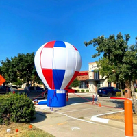 Ballon lumineux gonflable géant pour l'extérieur avec logo publicitaire personnalisé
