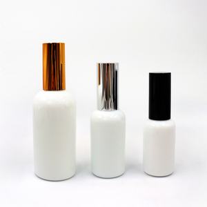 100ml Refillable Travel Frosted White Essential Oil <b>Bottle</b> Glass Round Perfume Spray <b>Bottle</b> - Product Image 4