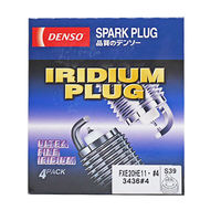 Bougie d'allumage DENSO FXE20HE11 3436 en nickel ultra-fin, faible tension d'allumage, anti-carbone, démarrage à froid fluide, allumage moteur Accord