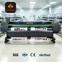 Impresora Industrial de Inyección de Tinta Eco Solvente de 3.2m, 4 Cabezales de Impresión I3200, CMYK, Formato Grande, para Impresión de Vinilos, Papel Tapiz y Señalización