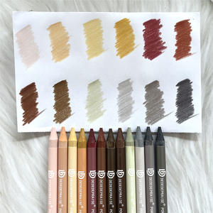 Nouveau Design Crayons <span class=keywords><strong>de</strong></span> couleur à base d'huile sans bois 12 couleurs Full Core Jumbo Lead pour un ensemble <span class=keywords><strong>de</strong></span> crayons <span class=keywords><strong>de</strong></span> couleur pour dessin d'art vibrant - Product Image 2