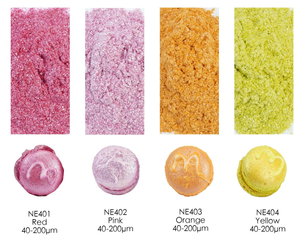 Sans titane <span class=keywords><strong>de</strong></span> qualité alimentaire or argent perle Pigment comestible lustre poussière comestible paillettes pour boissons - Product Image 4