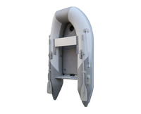 Certificat CE de haute qualité 2.3M bateau de pêche gonflable pliable bateau à rames avec plancher de pont d'air