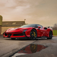 Ferrarl Sf90 Kit serat karbon modifikasi upgrade Body Sfxx