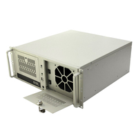 Hôte de contrôle industriel monté en rack 4U support de serveur à 7 emplacements carte mère ATX 610L avec châssis d'ordinateur industriel verrouillé