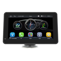Ecran IPS universel 7 "Lecteur intelligent portable 4K prenant en charge CarPlay Android Auto USB sans fil pour tableau de bord TV