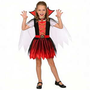 Disfraz de Vampiresa Real para Niñas, Vestido de Diablo, Juego de Rol, Cosplay, Uniforme, Halloween, Disfraz de Reina Vampiresa Victoriana para Niñas - Product Image 6