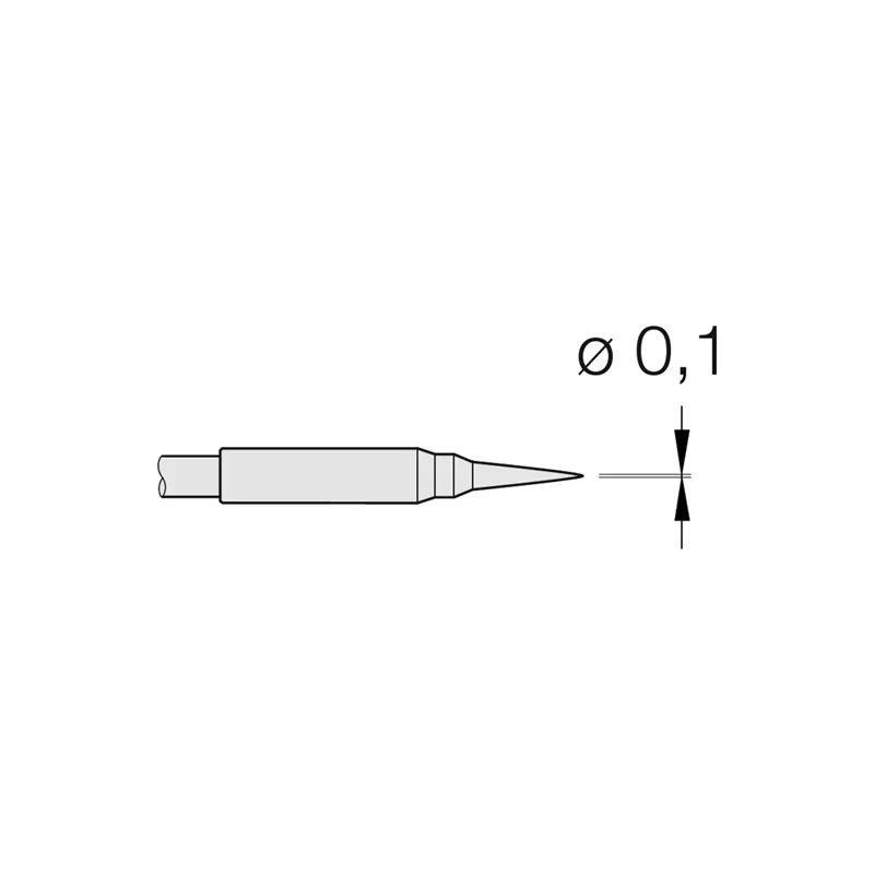 Groothandel Weidinger Jbc Conisch, D: 0.1 Mm, Recht, Rond, C105 Soldeerpunt Voor Solderen En Repareren