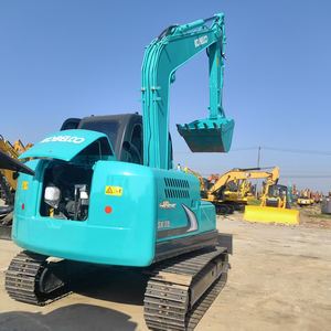 Excavadoras hidráulicas sobre orugas Kobelco SK75 en excelentes condiciones, equipo de construcción japonés 75, motor central, precio barato - Product Image 4