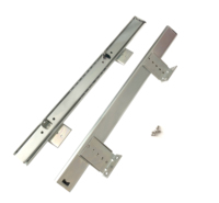 Glissière de clavier moderne 1035-06A, 35 mm, acier laminé à froid, capacité de charge de 35 kg
