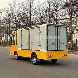 Petit camion utilitaire électrique avec caisse fermée pour la livraison de matériaux dans les zones touristiques, les centres de villégiature, les campus et les usines - Product Image 5