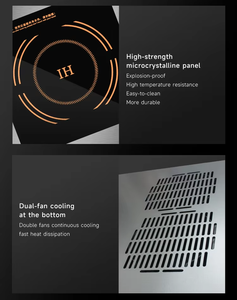 7000 Вт, двойная печь, промышленная индукционная плита, 2 конфорки, корпус из нержавеющей стали для бытового использования в отеле, электроэнергия - Product Image 5