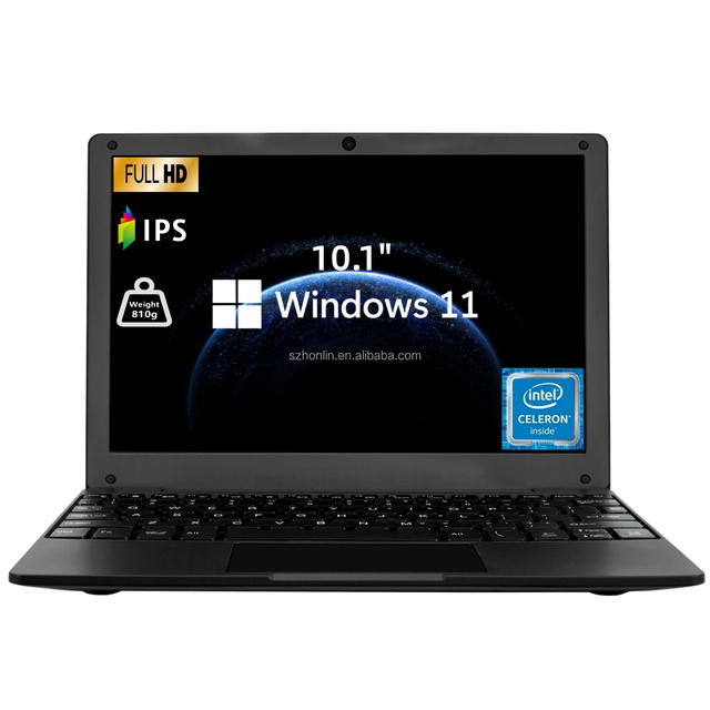 New 10.1 Inch Mini Portable Business Laptop Dual Core Intel Celeron N4000 CPU 8GB RAM 512GB SSD Wireless Windows 11 Pro