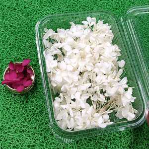 Flores Secas de Hortensia Blancas, Pétalos para Manualidades Florales, Decoración de Bodas, Recuerdos de Fiesta, Creación de Manualidades - Product Image 1