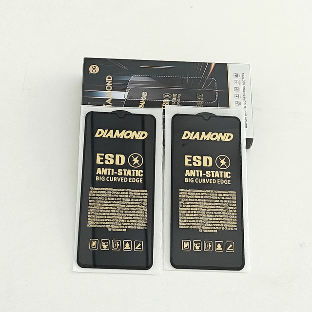 Mobile Phone Diamond Film Tempered Glass Screen Protector for Iphone 17 16 15 14 13 12 11 Pro Max Protective Film