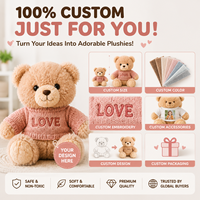 Peluche personnalisée, animal en peluche, poupée en peluche douce, créez votre propre personnage, usine de poupées en peluche, marque privée, OEM, ODM