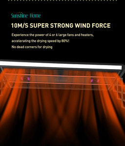 Smart Houseware Automatic Hanger 6 Blowers 10M/S Super Wind Power Clothes Laundry Dryer 6609+Full Function Drying <b>Racks</b> 6609+Ful - Product Image 5