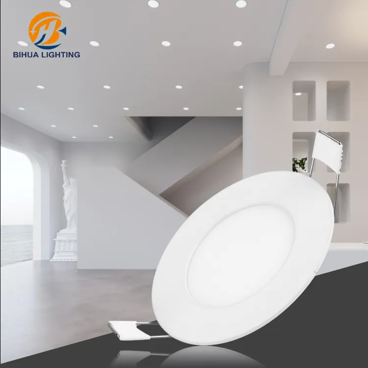 Indoor Ceiling Lighting Living Room Home Recessed 3w 6w 9w 12w 15w 18w 24w Commercial Led Slim Panel Light