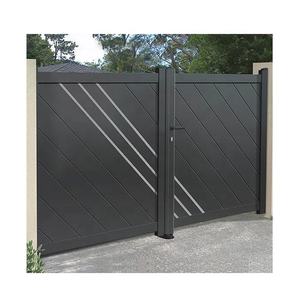 Porte <span class=keywords><strong>de</strong></span> sécurité électronique à double entrée en aluminium personnalisée pour jardin extérieur - Product Image 3