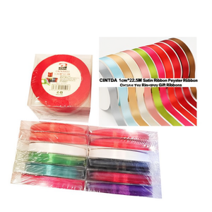 Cinta de Raso de Poliéster de 1 cm x 22.5 m para Regalos - Product Image 2