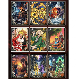 Carte en papier Anime Brick Nijia, carte à collectionner, affiche en carton, figurine d'action, boîte mystère, impression couleur personnalisable pour Otaku - Product Image 1