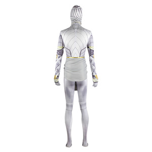 Mono de superhéroe de manga larga de 6 piezas para adultos de alta calidad con capa Moon Knight Cosplay disfraces de Halloween para hombres - Product Image 5