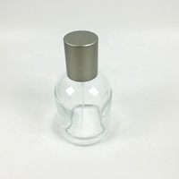 Flacons de parfum en verre vides de luxe de 30 ml, ronds, transparents, rechargeables, flacon de parfum vaporisateur, flacon d'huile de parfum avec boîte
