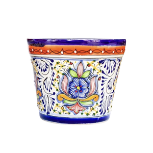 <span class=keywords><strong>Talavera</strong></span> <span class=keywords><strong>Cerámica</strong></span> Mexicana Macetas <span class=keywords><strong>Cerámica</strong></span> Medianas y Pequeñas Cobalto <span class=keywords><strong>Talavera</strong></span> Juego <span class=keywords><strong>de</strong></span> Macetas Suculentas - Product Image 5