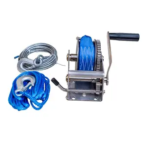 Aangepaste 1100lb voor Lifting en Boot Trailer Kabel Trekken Machine handbediende Hand Lier