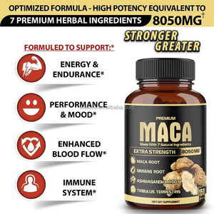 Toptan Organik Maca Kapsülleri Saf Bitkisel Ekstrakt Spor Besin Takviyesi Bağışıklık Gücü Odaklanma Enerjisi Özel Etiket OEM ODM - Product Image 4