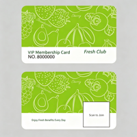Carte de membre NFC personnalisée en PVC 213 avec bande magnétique et impression de code-barres pour les applications de fidélisation, de réduction et de recharge
