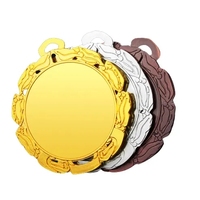 Médailles vierges personnalisées en stock, or, argent et cuivre, médailles vierges pour sublimation, gravure de médailles, médailles de course de marathon et trophées sportifs