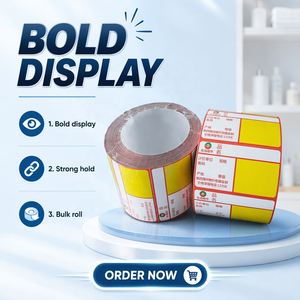 FX Customized <b>Labels</b> for Candle Jars Self Adhesive <b>Sticker</b> Customer Printer Roll Plastic Waterproof Synthetic Paper - Product Image 2
