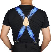 Bretelles pour hommes MELOTOUGH avec clips, bretelles robustes pour hommes grands et corpulents, bretelles de travail pour jeans