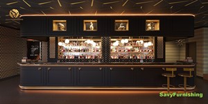 Moderne barconcepten voor hotels, op maat gemaakte nachtclubbarindeling, commerciële bar voor clublounges - Product Image 3