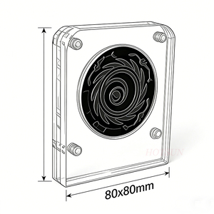 Boîte à monnaies en acrylique transparente carrée, présentoir transparent pour pièces de collection, boîte à monnaies en acrylique magnétique - Product Image 6